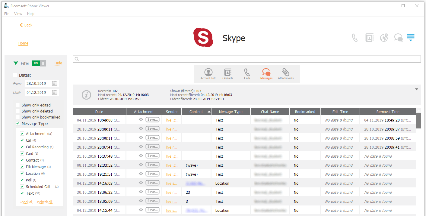 skype messages not sending mobile
