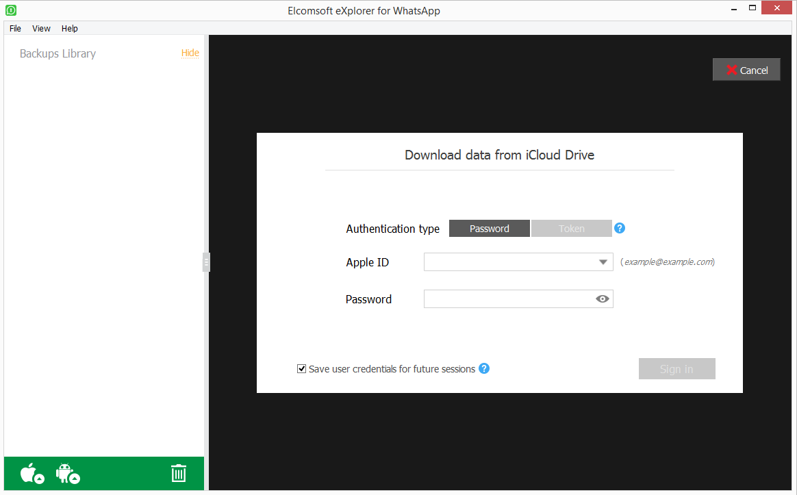 Working with iCloud Drive files