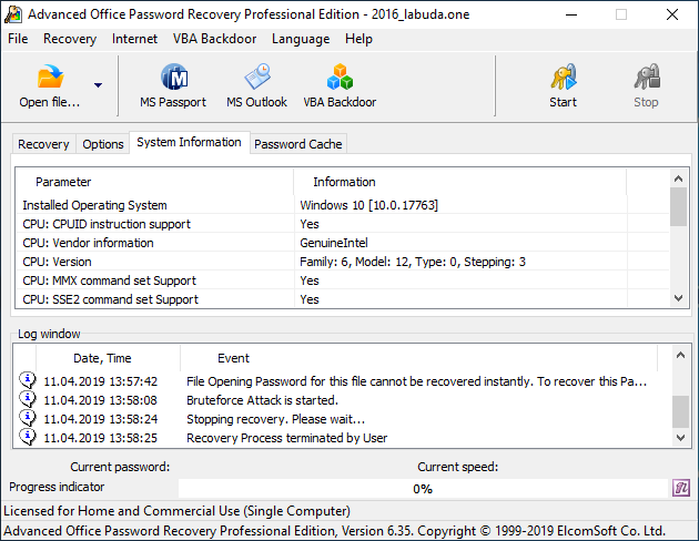 Total 34+ imagen advanced office password recovery professional edition full