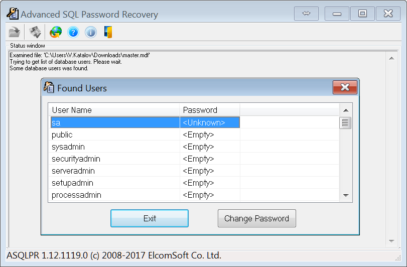 advanced password recovery